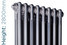 NF2-R-2800-TH - Infinity Raw 2 Column Radiator 18 Sections H2800mm X W852mm NF2-R-2800-TH - Infinity Raw 2 Column Radiator 18 Sections H2800mm X W852mm